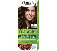 Schwarzkopf Palette Naturals - Tinte 4.0 Castaño Medio - Coloración Permanente Sin Amoníaco- Resultados de Color Natural (Pack de 5)