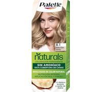 Schwarzkopf Palette Naturals - Tinte 8.1 Rubio Claro Helado - Coloración Permanente Sin Amoníaco- Resultados de Color Natural (Pack de 5)