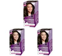 Schwarzkopf Perfect Mousse - Coloración para el cabello - Espuma permanente sin amoniaco - Máscara de cuidado 96% de ingredientes de origen natural - Espresso helado 400 (Paquete de 3)