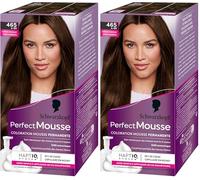 Schwarzkopf Perfect Mousse Coloración permanente en color castaño chocolate 465 (Paquete de 2)