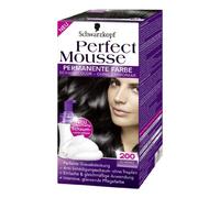 Schwarzkopf Perfect Mousse - Pintura permanente, nivel 3, 200 negro, 1 unidad