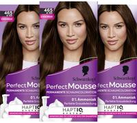 Schwarzkopf Perfect Mousse - Coloración permanente en espuma 465/4-65 marrón chocolate (93 ml), coloración para el cabello con perfecta cobertura de canas, coloración para cuidados intensivos y brillo