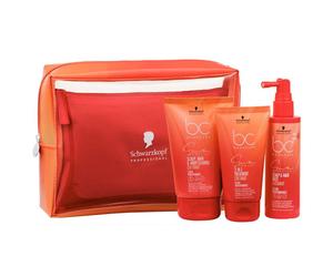 Schwarzkopf Professional BC Bonacure SUN PROTECT Set de viaje (Limpiador 100 ml + Tratamiento 75 ml + Bruma 100 ml + Bolsa)
