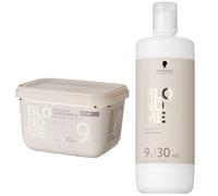Schwarzkopf Professional - Duo Blond Me PPL9+ Polvo complejo para aclarar Premium 450 g, Lightener 9+ & Supreme Blonde Hair Quality, 30 Vol Developer 1000 ml