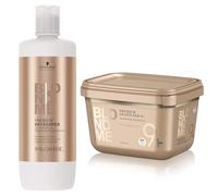 Schwarzkopf Professional - Duo Blond Me PPL9+ Polvo complejo para aclarar Premium 450 g, Lightener 9+ & Supreme Blonde Hair Quality, 30 Vol Developer 1000 ml