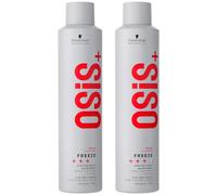 Schwarzkopf Professional OSiS congelado laca larga duración acabado liso antihumedad protección térmica fijación fuerte 300 ml - lote de 2