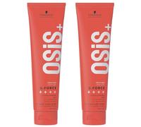 Schwarzkopf Professional OSiS G. Force Gel para peinar cabello mediano y grueso, definición, perfecta brillo, acabado no pegajoso, fijación muy fuerte, 150 ml, lote de 2