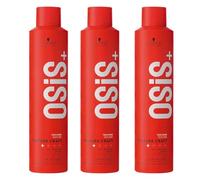 Schwarzkopf Professional Spray OSiS+ Dry Texture Craft sin perfume, juego de 3