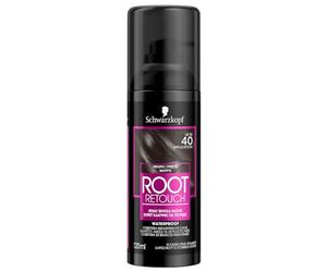 Schwarzkopf Root Retoucher - Spray retoca raíces - Coloración del Cabello Negro - Hasta 40 aplicaciones - Disimula el efecto raíz