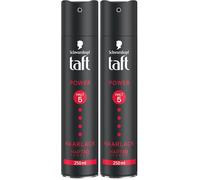 Schwarzkopf TAFT - Barniz para el cabello (250 ml), grado de retención 5 para todo tipo de cabello, laca para todo tipo de cabello, hasta 72 horas de duración, fórmula vegana (Paquete de 2)