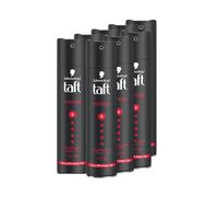 Schwarzkopf Taft - Barniz para el pelo (8 x 250 ml), grado de retención 5 peinados, laca para todo tipo de cabello, hasta 72 horas de duración, fórmula vegana