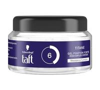 Schwarzkopf - TAFT - Gel de peinado - Gel de titanio - Resistencia a la humedad - Sujeción fuerte - Suave para el cabello - Larga duración - Sin efecto pegajoso - Fórmula provitamina B5-250 ml