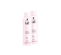 Schwarzkopf Taft Overnight Wellen Wunder Wellen Spray (2 x 150 ml) Styling Spray evoca ondas y rizos en el sueño, sin apelmazar, adecuado para todo tipo de cabello