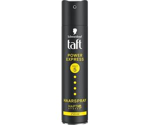 Schwarzkopf TAFT Power Express - Spray para el cabello (250 ml), grado de fijación 5 para todo tipo de cabello, secado instantáneo, fórmula vegana