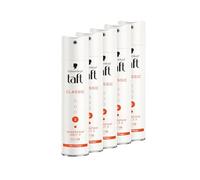 Schwarzkopf Taft - Spray para el cabello clásico (5 x 250 ml), grado de sujeción 2 para peinado, laca para cabello dañado, sujeción y cuidado, fórmula vegana