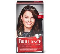 Schwarzkopf Tinte de pelo Brillance, 880 Marrón Oscuro | Schwarzkopf Brillance, coloración del cabello, color intenso, brillo