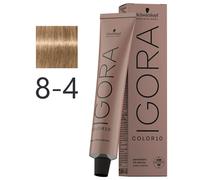 Schwarzkopf Professional IGORA COLOR10 Permanent Color Creme 8-4 Rubio Claro Tubo 60 ml