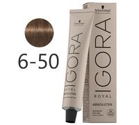 Schwarzkopf - Tinte Igora Royal Absolutes 6-50 Rubio Oscuro Dorado Natural 60 ml