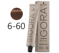 Schwarzkopf - Tinte Igora Royal Absolutes 6-60 Rubio Oscuro Marrón Natural 60 ml