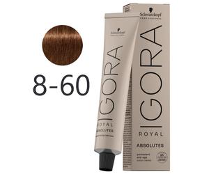 Schwarzkopf - Tinte Igora Royal Absolutes 8-60 Rubio Claro Marrón Natural 60 ml
