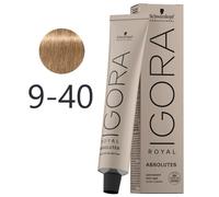 Schwarzkopf IGORA Absoluto 9-40 Rubio extra claro tubo natural 60 ml