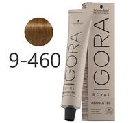 Schwarzkopf IGORA Absoluto 9-460 Rubio Extra Claro Beige Chocolate Natural Tubo 60 ml