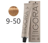 Schwarzkopf IGORA Absoluto 9-50 Rubio extra claro dorado Tubo 60 ml