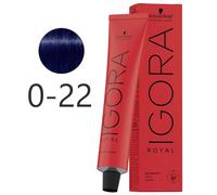 Schwarzkopf - Tinte Neutralizador Igora Royal 0-22 Concentrado Antinaranja 60 ml