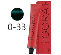 Schwarzkopf - Tinte Neutralizador Igora Royal 0-33 Concentrado Antirrojo 60 ml