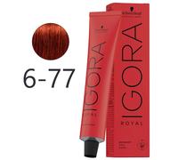 Schwarzkopf Igora Royal Coloración Permanente en Crema para el Cabello 6-77 - 60 ml.