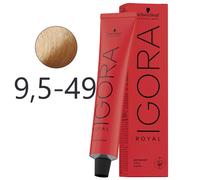 Schwarzkopf - Tinte Permanente Igora Royal 9,5-49 Nude Pastel 60 ml