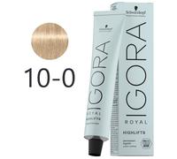 Schwarzkopf - Tinte Superaclarante Igora Royal Highlifts 10-0 Rubio Platino Natural 60 ml