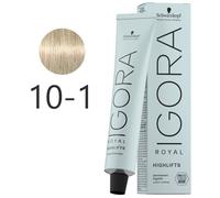 Schwarzkopf - Tinte Superaclarante Igora Royal Highlifts 10-1 Rubio Platino Ceniza 60 ml