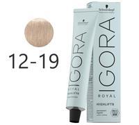 Schwarzkopf - Tinte Superaclarante Igora Royal Highlifts 12-19 Superaclarante Ceniza Violeta 60 ml