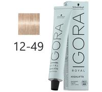 Schwarzkopf - Tinte Superaclarante Igora Royal Highlifts 12-49 Beige Violeta 60 ml