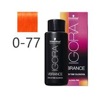 Schwarzkopf - Tonalizador Igora Vibrance 0-77 Concentrado Cobrizo 60 ml