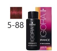 Schwarzkopf - Tonalizador Igora Vibrance 5-88 Castaño Claro Rojo Intenso 60 ml