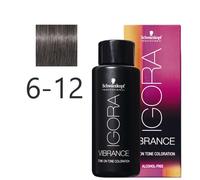Schwarzkopf - Tonalizador Igora Vibrance 6-12 Rubio Oscuro Ceniza Plus 60 ml