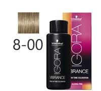 Schwarzkopf - Tonalizador Igora Vibrance 8-00 Rubio Claro Natural Intenso 60 ml