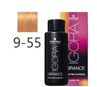 Schwarzkopf - Tonalizador Igora Vibrance 9-55 Rubio Muy Claro Dorado Intenso 60 ml