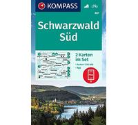Schwarzwald South 2-set (887): inklusive Karte zur offline Verwendung in der KOMPASS-App. Fahrradfahren.