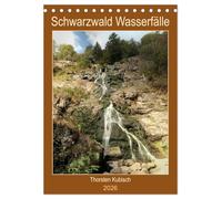 Schwarzwald Wasserfälle (Tischkalender 2026 DIN A5 hoch), CALVENDO Monatskalender: Eine Auswahl von Wasserfällen, die im Schwarzwald zu finden sind.