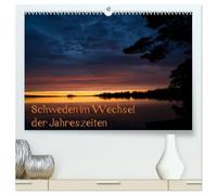 Schweden im Wechsel der Jahreszeiten (hochwertiger Premium Wandkalender 2026 DIN A2 quer), Kunstdruck in Hochglanz: Wunderschöne Stimmungen und Landschaften aus Schweden