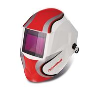 SCHWEISSKRAFT VarioProtect XXL-W-2 TC 1654025-2 - Casco de protección automático para soldar y lijar, con Gran Campo de visión, Color Rojo