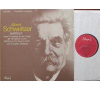SCHWEITZER, ALBERT - SCHWEITZER, ALBERT / spielt Bach / Albert Schweitzer an den Orgeln der All Hallows Church Barking-by-the-Tower, London und St. Aurelie, Straßburg / 1935 / Bildhülle fast vollständig von Verkaufsfolie eingefasst / Dacapo # 1C 047-01265 M Deutsche Pressung / 12" Vinyl Langspiel Schallplatte