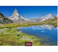 Schweiz Kalender 2026 - Wandkalender | Fotokalender Alpenländer 35x50cm Grosses Format - . mit den schönsten Orten der Schweiz