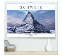 Schweiz - Vom Hochgebirge zu Palmen (hochwertiger Premium Wandkalender 2026 DIN A2 quer), Kunstdruck in Hochglanz: Eine Fotorundreise durch die ... zu mediterranem Südflair viel zu bieten hat.