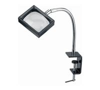 Schweizer Lupa de mesa con pinza de plástico, 3x/100x75 mm, asférica