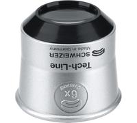 SCHWEIZER Lupa de relojero Tech-Line 6x lens D.22,8mm Tamaño suizo