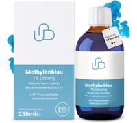 Schweizer Naturals® Solución de azul de metileno 1% pura calidad farmacéutica USP, solución acuosa, sin aditivos, calidad controlada en laboratorio, fabricada en Alemania (250 ml)